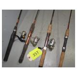 Spin Casting Rods and Reels