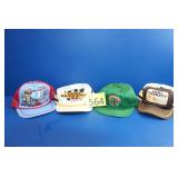 Four Vintage Ball Caps