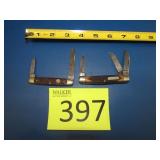 Tree Brand Boker Knife / Old Timer 3 Blade Knife