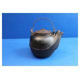 Antique Cast Iron Tea Kettle