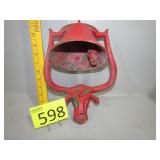 Viintage Cast Iron Texas Longhorn Bull Bell