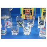 Bar Decor and Shot Glasses