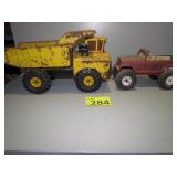 Vintage Tonka Dump Truck & Jeep