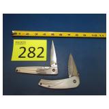 Two Jaguar S.S. Lock Blade Knives