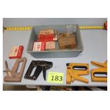 Four Hand Staplers and Staples