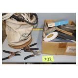 Klein Tool Bag, Rope, sandpaper, Polishing Wheel