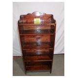 Solid Pine 5 Shelf Bookshelf/Display Case