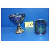 Indian Glass Harvest Grape Compote & Jar