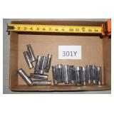 Snap On 1/2 Drive Deep Socket Wrenches