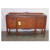 Vintage Art Deco Waterfall Credenza