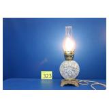Vintage Converted Hurricane Lamp