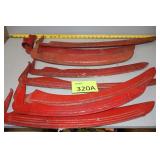 Eight Wheat Thrasher Blades