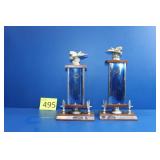 Two I.O.A. 1967 Vintage Boating Trophies