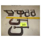 Assorted C Clamps