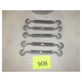 Five Turn Buckles & Bucket with Hardware