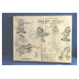 1938 Fleischer Studios GABBY Model Sheets