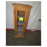 Glass Front Cabinet with Shelves