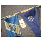 Vintage Aux Coast Guard Boat Flag Antenna