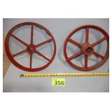 Two Iron Wheels