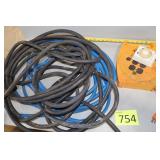 Two Air Hoses and Extension Cord Reels