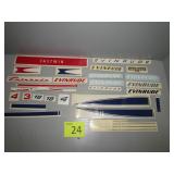 Reproduction of Vintage Evinrude Outboard Decals