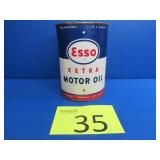 Vintage Esso Motor Oil Can