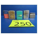 Five Vintage Lighters