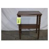 Bobbin Style Wood Side Table