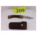 Schrade LB7 Locking Blade Knife with Sheath