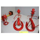 Five Welded Folk Art Pieces