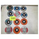 Twelve New 4 1/2" Grinding Wheels