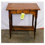 Antique American Sheraton Pine Side Table