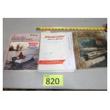 Three Mercury Shop Manuals
