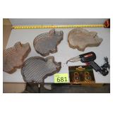 Pig Baskets, Weller Soldering Gun, Combo Locks