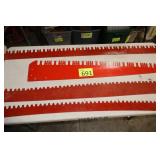 Four Vintage Hand Saw Blades.