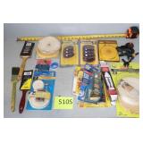 Sanding Pads, Paint Brushes, Glue, Sealants