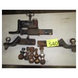 3 Receiver Hitches / 5 Trailer Balls