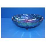 Vintage Indian Glass Harvest Grape Bowl