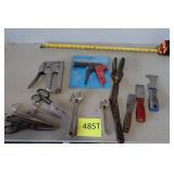 Cable Tie Gun, Scissors, Adjustable Wrenches