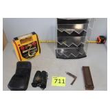 Bushnell Binoculars, Display Case, Knife