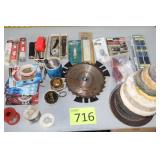 Saw Blades, Plugs, Soldering Wire, Buffing Pads