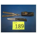 Smith & Wesson S.S. Lock Blade Knife / Multi Tool