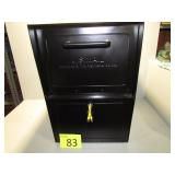 Large Steel Security Mail Box with Keys