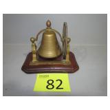 Leonard Solid Brass Desk Liberty Bell/ Box