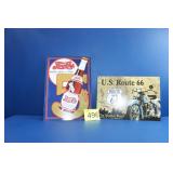 Pepsi Cola and U.S. Route 66 Metal Signs