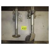 2 Trailer Jacks with Brackets