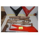 Single Tree, Yokes, Plow Points, Saw Blades