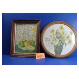 Two Mid Century Framed Paintings