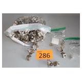 Large Bag Full of Recessed Kitchen Cabinet Hinges
