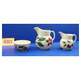 Watts Starflower & American Red Bud Pottery